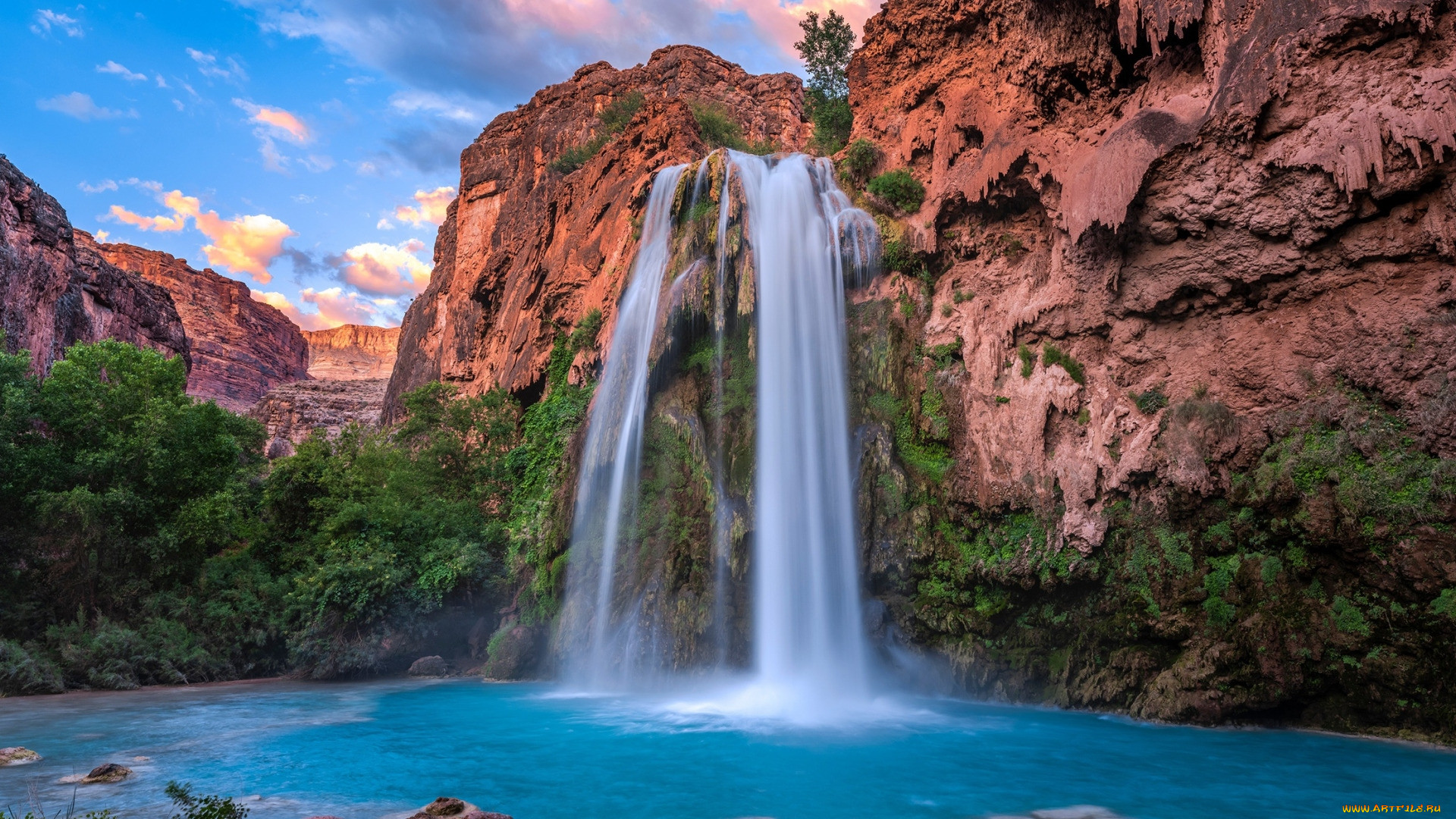 havasu falls, grand canyon, arizona, , , havasu, falls, grand, canyon